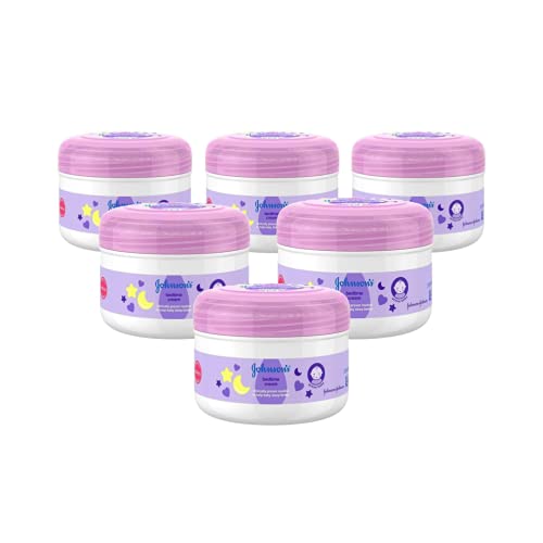 JOHNSONÃÂÃÂs Baby Bedtime Cream (6 Pack) - 24 Hour Moisture Care - Enriched With Soothing Natural Calm Essence